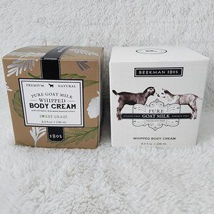 NEW & SEALED - Beekman 1802 Goat Milk Whipped Body Cream (LOT of 2)